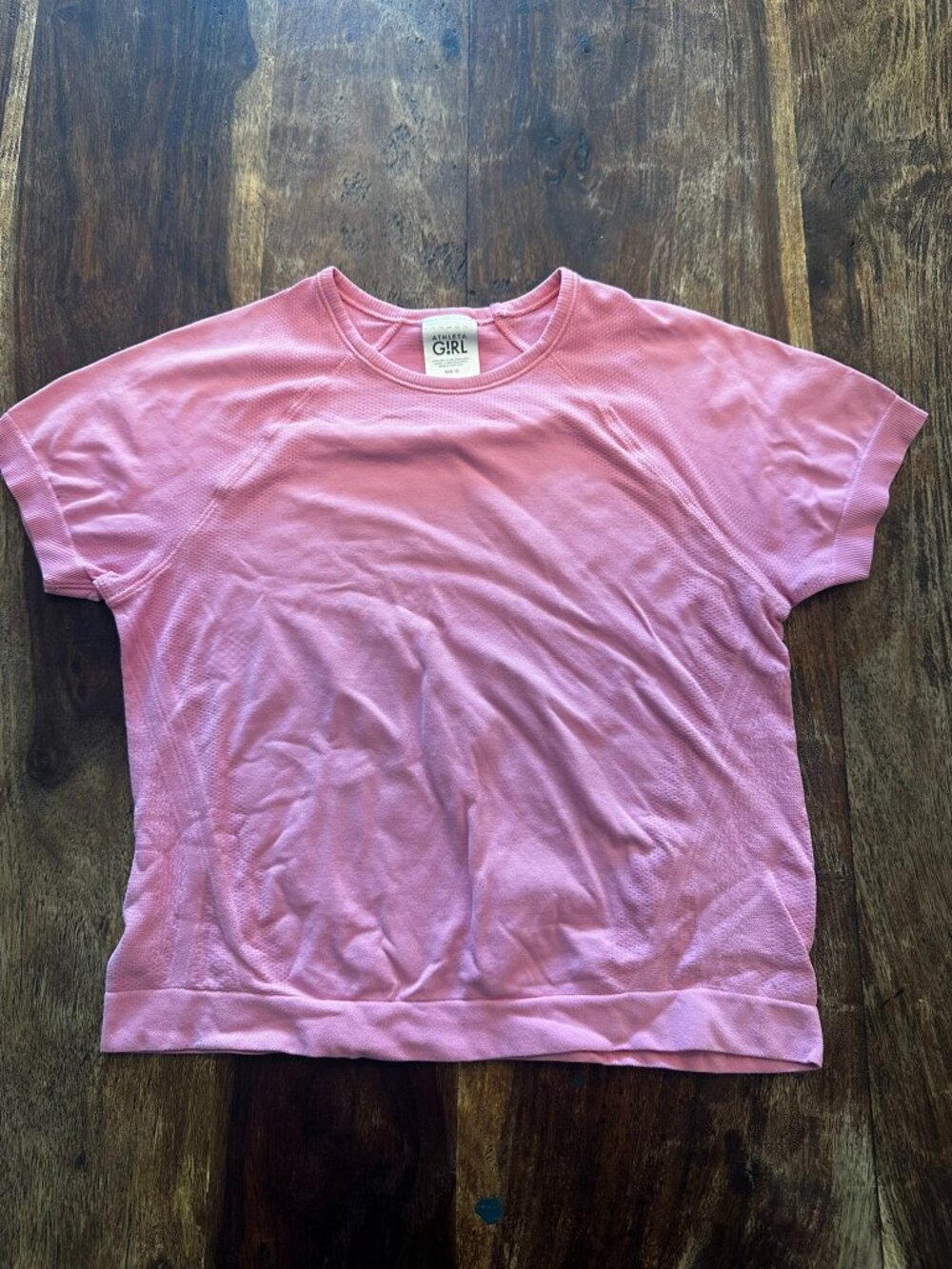 Athleta Girl - Pink Seamless Athletic Top - Girls M 8-10